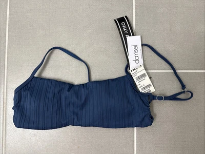 Tilly’s Damsel Swim Top Navy Sz S Square Bralette - Image 1 of 4