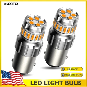 AUXITO LED Turn Signal Light Anti Bulb Hyper 1157 Flash 2057 7528 2357 BAY15D 2X - Picture 1 of 10