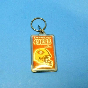 Vintage SAN FRANCISCO 49ers Key Chain - Feel The Power (B35) - Picture 1 of 2