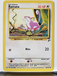 Rattata 89/130 LP - Base 2 Set Pokemon Card - $2 Combined Shipping - Picture 1 of 2