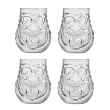 NEW LIBBEY TIKI SPLIT GLASS 470ml SET 4 Cocktail Alcohol Drinks Novelty Barware