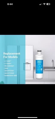 1 Aqua Crest AQF-FF46 NSF Certified Refrigerator Water Filter-Sealed For LT1000P - Image 1 of 2