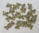 60 Small Butterfly Charm Beads    (y7)