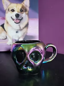 New | Disney Iridescent Poison Apple Coffee Mug | HTF Collectible Rare Spooky - Picture 1 of 6