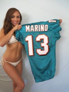 Dan Marino Miami Dolphins authentic Reebok NFL Equipment pro cut stitched jersey