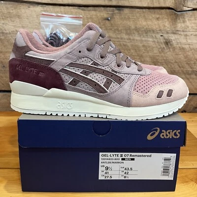 Talla 9.5 - ASICS x Kith Gel Lyte 3 07 Por Invitación Solo Rubor 1201A923-800 EE. UU. Foto 1 de 4