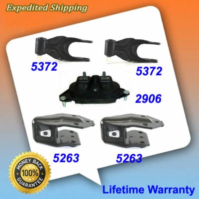 06-11 For Chevrolet Impala/ Monte Carlo 3.5 3.9L Engine Motor Mount 5PCS M807 Foto 1 de 4