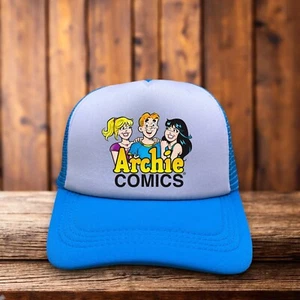 Vintage inspirierte Archie Comics Herren Trucker Mütze blau Snapback 60er Baseballkappe - Bild 1 von 5