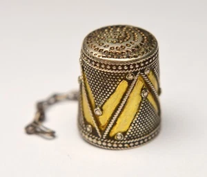 ANTIQUE 925 STERLING SILVER THIMBLE 4,62g (COMBINED SHIPPING) - Picture 1 of 6