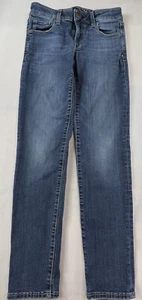 American Eagle Womens Size 0 Medium Wash Super Stretch Denim Skinny Jeans - Imagen 1 de 11
