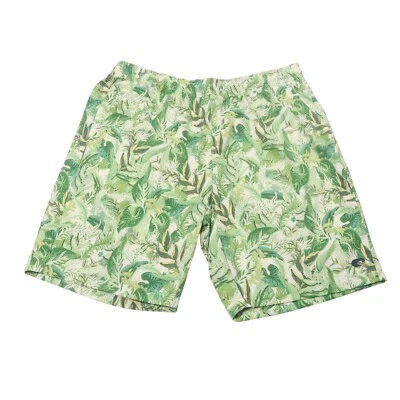 Bañador Pantalones Cortos Costa Estampado Palma Cintura Elástica Informal Tropical Para Hombre Grande Foto 1 de 4