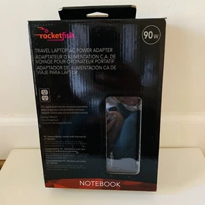 Rocketfish RF-BPRAC Laptop Universal AC Power Adapter W 10 Interchangeable Tips - Picture 1 of 6