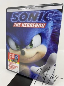 Sonic the Hedgehog Steelbook (4K Ultra HD/Blu-ray/Digital) SAME DAY SHIPPING - Picture 1 of 3