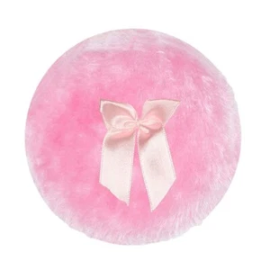 3.3 Inch Powder Puffs Large Round Velour Puff Cosmetic Sponge - Picture 1 of 9