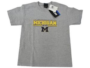 NEW Michigan Wolverines Youth Sizes XS-S-L-XL Gray Nice Shirt