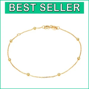 Minimalist 14K Gold Women's Bracelet - Perfect for Layering and Everyday Wear - Picture 1 of 9