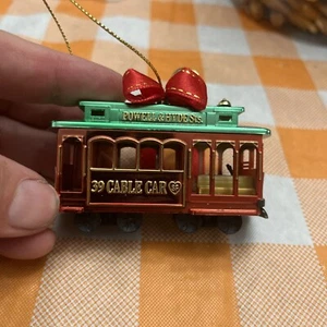 Powell & Hyde 2001 Ornament Market Trolley Cable Car San Francisco Vintage - Picture 1 of 5