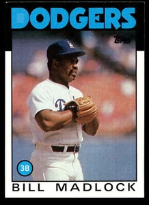 1986 Topps #470 Bill Madlock | Carte Arpin In perfette condizioni - Foto 1 di 2