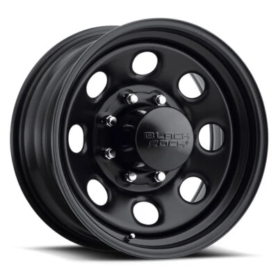 BLACK ROCK 997 Type 8 Rim 15X12 6X139.7 Offset -63 Matte Black (Quantity of 1) Foto 1 de 2