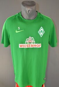 Werder Bremen Training Football Fussball Mens Jersey Shirt Nike Size L 4/5