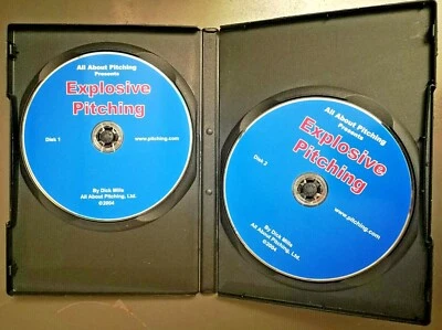 All About Pitching Explosive Pitching w/ Dick Mills Tips Guide 2 Disk DVD - Image 1 of 3