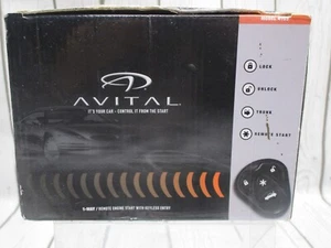 Avital 4103LX Remote Start with Two 4-Button Remotes - Black Brand New - Picture 1 of 6