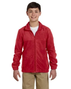 Harriton M990Y Youth Full-Zip Fleece - Picture 1 of 13