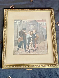 A Children's Conspiracy Meeting By Maria Konstantinova Bashkirtseva 60-70s - Picture 1 of 9