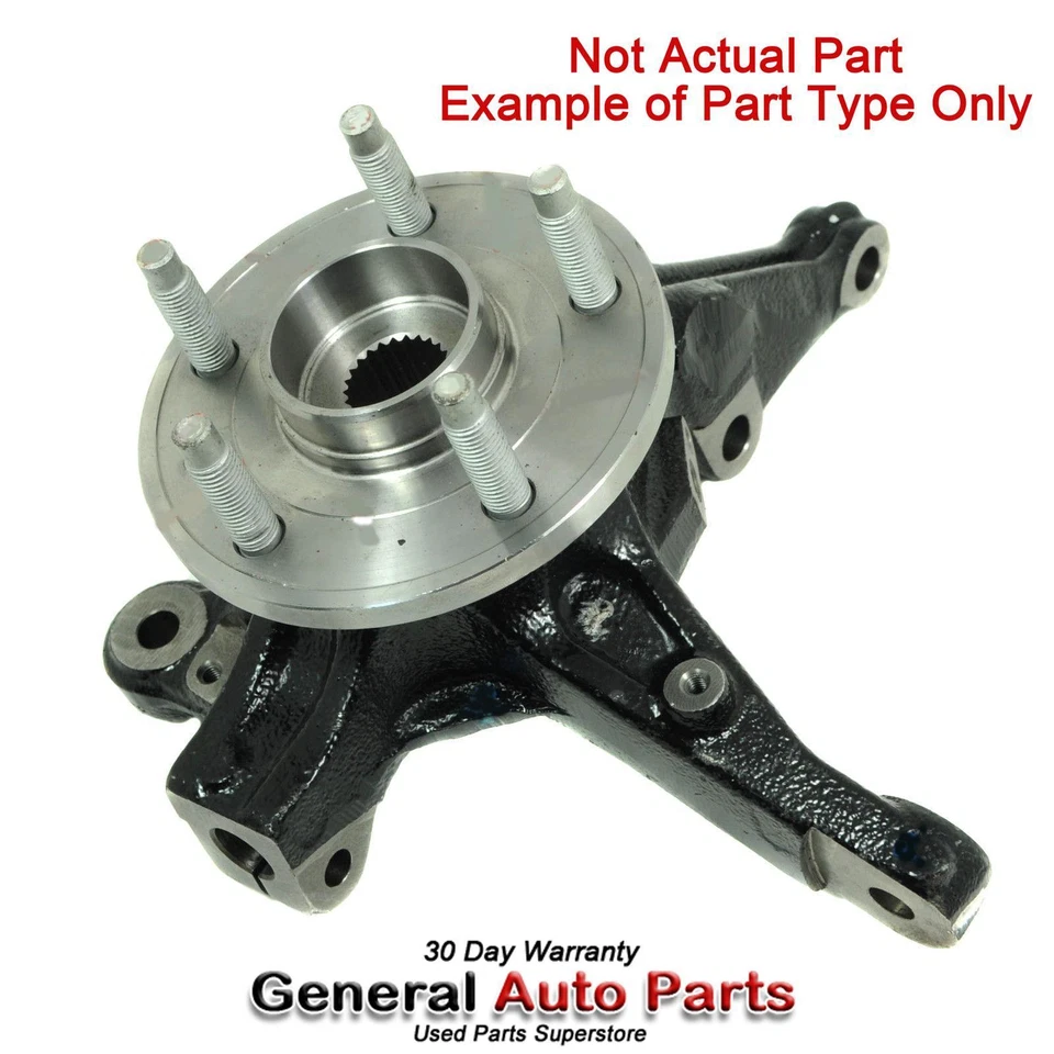 04 05 BMW 530i: Left Front Spindle & Hub w/ABS - Image 1 of 1