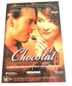 CHOCOLAT (DVD 2000) R4 Johnny Depp Judi Dench drama classic - VGC - fast post - Picture 1 of 3