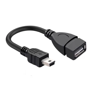 K21 Mini USB Connecteur À A Douille OTG Adaptateur 10cm – Ideal pour Clé Etc - Photo 1 sur 10
