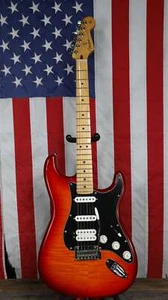 Fender Player Stratocaster HSS Plus Top with Maple Fretboard - Aged Cherry Burst - Picture 1 of 2