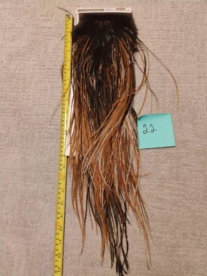 Sillín SPECKLED BADGER Hebert Miner Bronce Gallo NUEVO Whiting Mosca Atado Foto 1 de 3