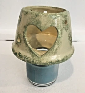 KERAMIK KERZENSCHIRM - passt Glas oder Halter 1 3/4" bis 2 1/4" HANDARBEIT USA (SS33) - Bild 1 von 3