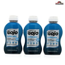 (3) Gojo Heavy Duty Liquid Hand Washing Soap Cleaner 10oz ~ NEW