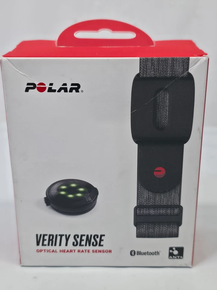 Brazalete Sensor de Ritmo Cardíaco Óptico Polar Verity Sense Bluetooth ANT+ Caja Dañada Foto 1 de 4