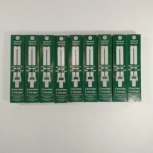 9 Pack - GE Biax S ECO 9W 2 Pin Compact Fluorescent Lamp F9BX/841/ECO, FS - Picture 1 of 14