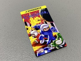 Bomberman II (NES) Replacement Label