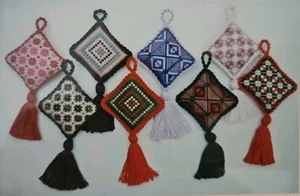 JBW Designs Aquarell Quilt Ornamente gezählt Leinwand Nadelspitze Muster Buch - Bild 1 von 3