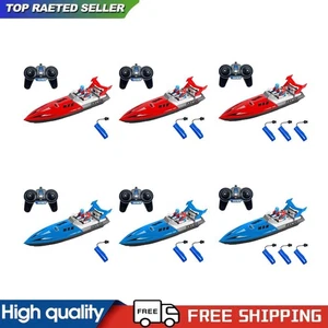 4CH 2.4 GHz Radio Control Boat Max Speed 20km/h Low Battery Alarm for Boys Girls - Picture 1 of 13