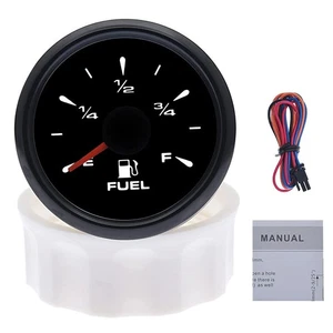 Indicador digital de combustible de 2" 52 mm indicador de tanque 0-190ohm/240-33ohm para coche barco DE - Imagen 1 de 9