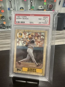 1987 Topps Baseball Barry Bonds #320 Rookie PSA 8.5 - Picture 1 of 2