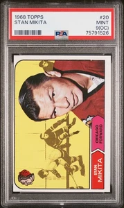 1968 Topps Stan Mikita #20 Oc PSA 9 - Imagen 1 de 2