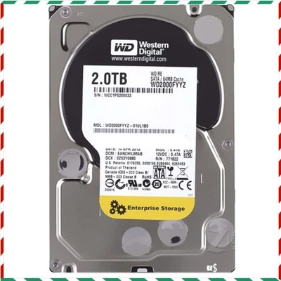 Western Digital WD2000FYYZ 2TB 7200RPM 64MB SATA 3.5" Internal HDD Hard Drive - Image 1 of 3