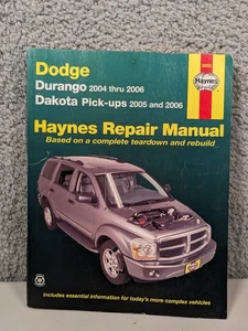 Dodge Durango 2004-2006 & Dakota Pick-Ups 2005/6 Kfz Reparaturanleitung Haynes - Bild 1 von 2