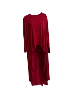 top for women high low long length with long sleeves - Picture 1 of 2