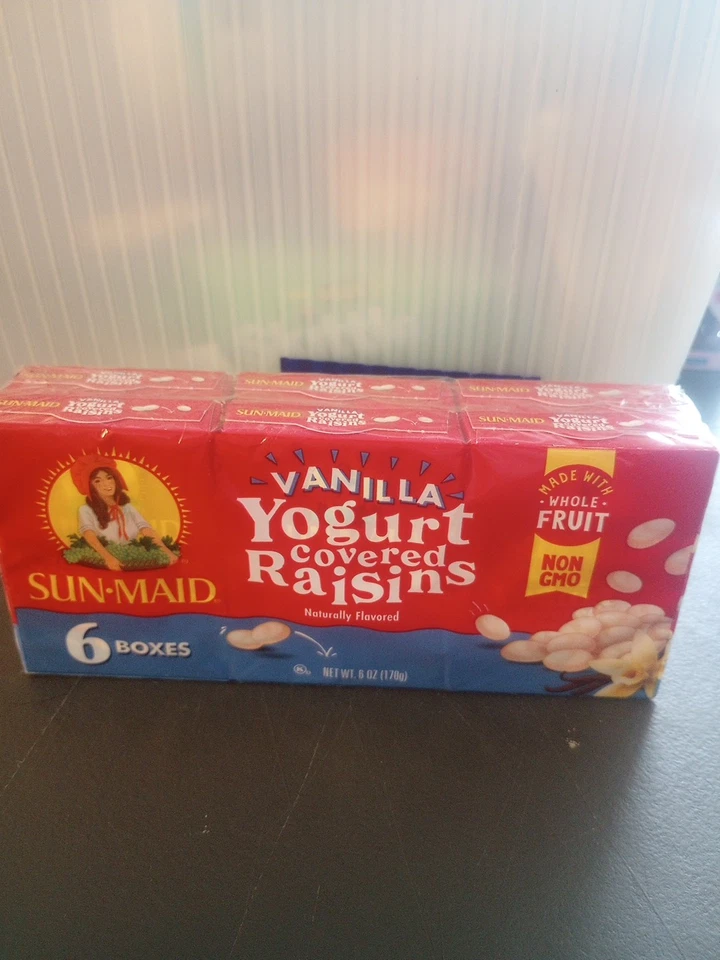 Sun-Maid Snack Size Vanilla Yogurt Raisins 6pk