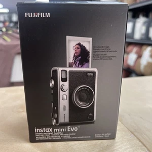 Fujifilm instax mini Evo Hybrid Instant Camera - Black - Picture 1 of 7