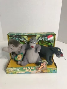 Mini Peluche Hasbro Disney El Libro de la Selva 2 Clip 'N Go Pals Vintage 2002' Nuevo en Caja - Imagen 1 de 13