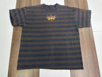 Camisa Harley Davidson vintage puntada única talla 2XL a rayas motocicleta C&A Ohio Foto 1 de 4